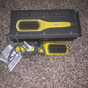Dry bar straightening brush